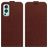 Mobigear OnePlus Nord 2 Hülle Flipcase - Braun