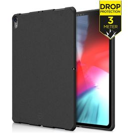 ITSkins FeroniaBio iPad Pro 12.9 Zoll (2018) Hülle Flexibles TPU Backcover - Schwarz