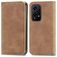 Mobigear Retro Slim HONOR 200 Lite Hülle Klapphülle Geldbörse - Braun