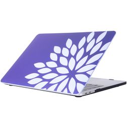 Mobigear Flowers MacBook Pro 15 Zoll (2016-2019) Hardshell Hülle Laptop Cover MacBook Case - Model 58 - Modell A1707 / A1990