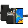 Mobiparts Saffiano Wallet Samsung Galaxy A7 (2018) Hülle Klapphülle Geldbörse - Schwarz