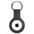 Xccess Keychain Apple AirTag Hülle Flexibles Silikon Schlüsselanhänger - Schwarz