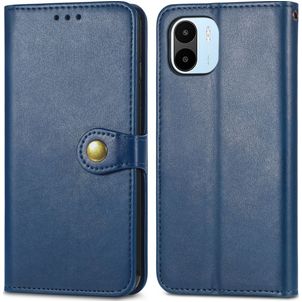 Mobigear Snap Button Xiaomi Redmi A1 4G Hülle Klapphülle Geldbörse - Blau