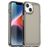 Mobigear Crystal iPhone 15 Plus Hülle Flexibles TPU Backcover - Grau