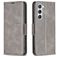 Mobigear Excellent Samsung Galaxy S24 Hülle Klapphülle Geldbörse - Grau