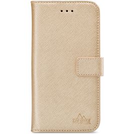 My Style Flex Wallet Samsung Galaxy A71 Hülle Klapphülle Geldbörse - Gold