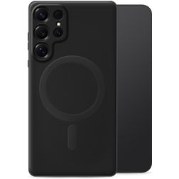 My Style Protective Flex Samsung Galaxy S25 Ultra MagSafe Hülle Flexibles TPU Backcover - Schwarz