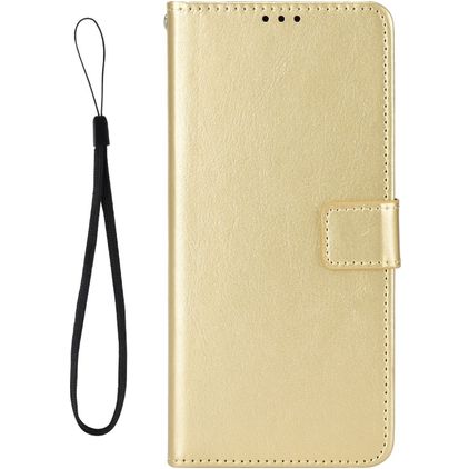 Mobigear Wallet HONOR X7 Hülle Klapphülle Geldbörse - Gold