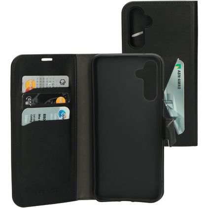 Mobiparts Classic Wallet Samsung Galaxy A34 Klapphülle Portemonnaie - Schwarz