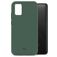 Mobilize Rubber Gelly Samsung Galaxy A02s Hülle Flexibles TPU Backcover - Matt Green