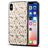 Mobigear Design iPhone XS Max Hülle Flexibles TPU Backcover - Blumen