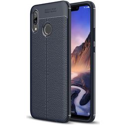 Mobigear Luxury Huawei Nova 3 Hülle Flexibles TPU Backcover - Marineblau