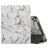 Mobigear Tri-Fold Marble iPad 6 (2018) Hülle Klapphülle + Stifthalter - Grau