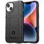 Mobigear Rugged Shield iPhone 15 Plus Hülle Flexibles TPU Backcover Stoßfest - Schwarz