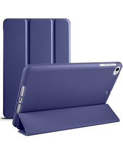 Mobigear Tri-Fold Gel iPad Air 2 (2014) Hülle TPU,Kunstleder Klapphülle - Dunkelblau
