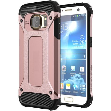 Mobigear Outdoor Samsung Galaxy S7 Hülle Hardcase Backcover Stoßfest - Roségold