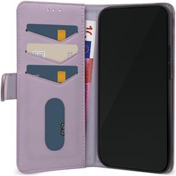 Mobilize Premium Gelly Wallet iPhone 12 Pro Hülle Klapphülle Geldbörse - Lila