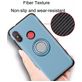 Mobigear Armor Ring Xiaomi Mi A2 Lite Hülle Hardcase Backcover Stoßfest mit Ringhalter - Blau