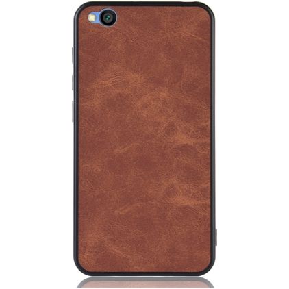 Mobigear Excellent Xiaomi Redmi Go Hülle Hardcase Backcover - Braun