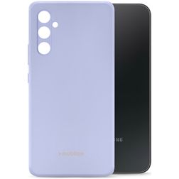 Mobilize Rubber Gelly Samsung Galaxy A34 Hülle Flexibles TPU Backcover - Pastel Purple
