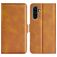 Mobigear Slim Magnet Samsung Galaxy A36 Hülle Klapphülle Geldbörse - Cognac