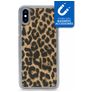 My Style Magneta iPhone XS Hülle Flexibles TPU Backcover - Leopard