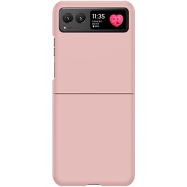 Mobigear Colors Motorola Razr 40 Hülle Hardcase Backcover - Pastellrosa
