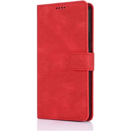 Mobigear Wallet Xiaomi 14T Hülle Klapphülle Geldbörse - Rot