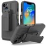 Mobigear Explorer iPhone 14 Hülle Hardcase Backcover Stoßfest mit Ständer - Grau