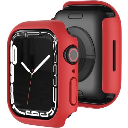 Mobigear Colors Dünn Apple Watch - 45 mm Hardcase Hülle - Rot