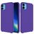 Mobigear Rubber Touch iPhone 11 Silikon Hülle Backcover - Lila