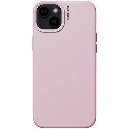 Nudient Base iPhone 15 Plus Silikon Hülle Backcover - Baby Pink