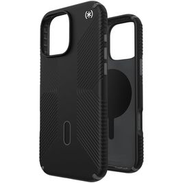Speck Presidio2 Grip iPhone 16 Pro Max MagSafe Hülle Hardcase Backcover Stoßfest - Schwarz