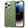 Mobigear Rugged Shield iPhone 15 Pro Max Hülle Flexibles TPU Backcover Stoßfest - Grün