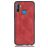 Mobigear Stitch Realme C3 Hülle Backcover - Rot