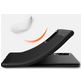 Mobigear Brushed Slim Huawei P30 Hülle Flexibles TPU Backcover - Schwarz