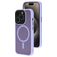Mobiparts Hardcover iPhone 15 Pro MagSafe Hülle Hardcase Backcover - Satin Lila