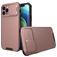 Mobigear Cam Slide iPhone 14 Hülle Hardcase Backcover mit Kamera Slider - Roségold