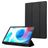 Mobigear Tri-Fold Gel Samsung Galaxy Tab A9 Plus (2023) Hülle TPU,Kunstleder Klapphülle + Stifthalter - Schwarz