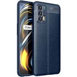 Mobigear Luxury Realme GT Hülle Flexibles TPU Backcover - Blau
