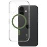 CARE by PanzerGlass Flagship iPhone 16 MagSafe Hülle Hardcase Backcover - Transparent / Grün