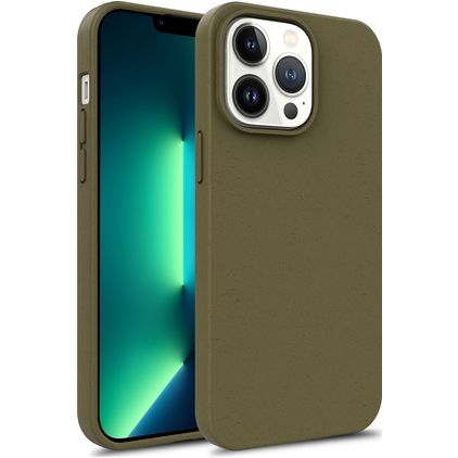 Mobigear Bio iPhone 15 Plus Hülle Umweltfreundliches Backcover - Armeegrün