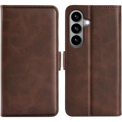 Mobigear Slim Magnet Samsung Galaxy S26 Hülle Klapphülle Geldbörse - Braun
