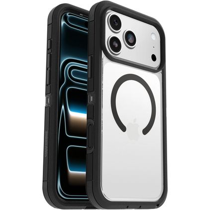 OtterBox Defender Pro XT iPhone 18 Pro Max MagSafe Hardcase Backcover Shockproof - Transparent / Schwarz