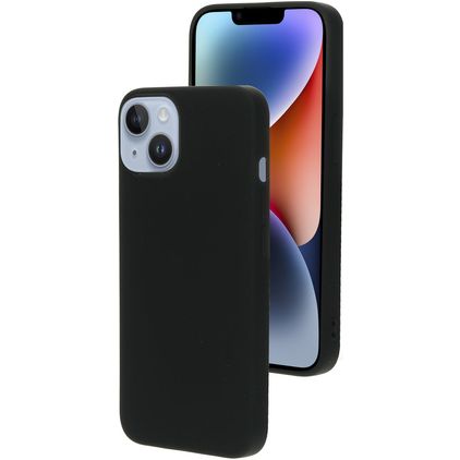 Mobiparts iPhone 14 Silikon Hülle Backcover - Schwarz