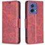 Mobigear Excellent Motorola Moto G85 Hülle Klapphülle Geldbörse - Rot