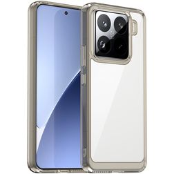 Mobigear Crystal Xiaomi 15 Pro Hülle Hardcase Backcover - Grau