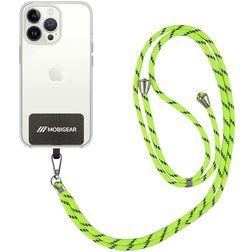 Mobigear Lanyard Universal-Handykette einstellbar - Schwarz / Grün