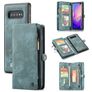 Caseme 008 Samsung Galaxy S10 Plus Hülle Abnehmbare 2in1 Klapphülle Geldbörse - Blau