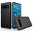 Mobigear Card Samsung Galaxy S10 Hülle Hardcase Backcover Stoßfest mit Kartenhalter - Schwarz